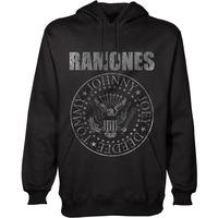 XXL Black Ramones Presidential Seal Men\'s Hooded Top.