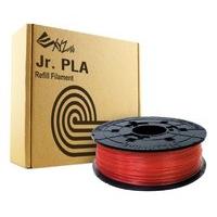 xyz da vinci junior 600g pla filament cartridge clear red