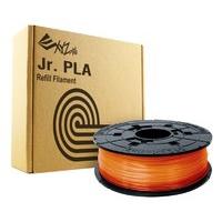 xyz da vinci junior 600g pla filament clear tangerine