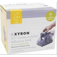 xyron 250 refill cartridge 25x20 ft repositionable 245357