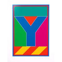 Y - The Dazzle Alphabet By Peter Blake