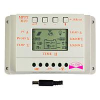 y solar 20a lcd display solar charge controller 12v 24v auto switch m2 ...