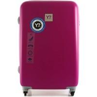 Y Not? H5002 Medium trolley 4 wheels Luggage Violet men\'s Hard Suitcase in purple