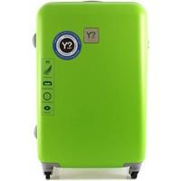 Y Not? H5002 Medium trolley 4 wheels Luggage Verde men\'s Hard Suitcase in green