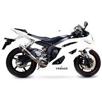 YA1000TEM - Scorpion RP-1 GP Satin Titanium Round Exhaust - Yamaha YZF 600 R6 06>Current