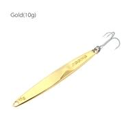 YAPADA Jigging 10g 15g 20g 25g Zinc Alloy Hard Fishing Lure Jigging Spear Shape Bait with Treble Hook 6 Colors