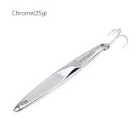 YAPADA Jigging 10g 15g 20g 25g Zinc Alloy Hard Fishing Lure Jigging Spear Shape Bait with Treble Hook 6 Colors