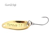 YAPADA Spoon 007 6Pcs Loong Scale 3.5g 2.5g 1.5g Zinc Alloy Hard Fishing Lures Spoon Sequin Paillette Baits with Single BKK Hook 7 Colors