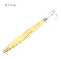 YAPADA Jigging 10g 15g 20g 25g Zinc Alloy Hard Fishing Lure Jigging Spear Shape Bait with Treble Hook 6 Colors