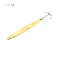 YAPADA Jigging 10g 15g 20g 25g Zinc Alloy Hard Fishing Lure Jigging Spear Shape Bait with Treble Hook 6 Colors