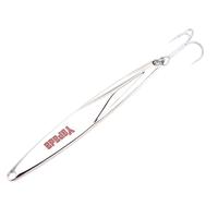 YAPADA Jigging 10g 15g 20g 25g Zinc Alloy Hard Fishing Lure Jigging Spear Shape Bait with Treble Hook 6 Colors