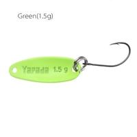 YAPADA Spoon 007 6Pcs Loong Scale 3.5g 2.5g 1.5g Zinc Alloy Hard Fishing Lures Spoon Sequin Paillette Baits with Single BKK Hook 7 Colors