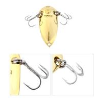 YAPADA Spoon 001 10g 15g 20g 25g Zinc Alloy Hard Fishing Lure Holographic Cicada Shape Spoon Sequin Bait with Treble Hooks 6 Colors