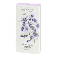 yardley english lavender soap trio 300g