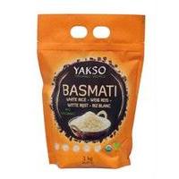 Yakso Organic Basmati Rice White 1000g