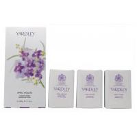 Yardley April Violets Soap 3x 100g