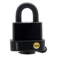 yale weatherproof 51mm padlock pack of 3