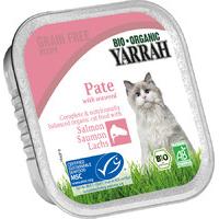 Yarrah Organic Cat Food - Pate With Msc Salmon & Seaweed 100g