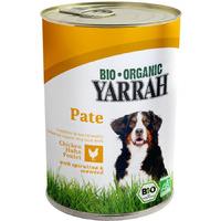 Yarrah Organic Dog Food - Chicken Pate With Spirulina & Seaweed 400g