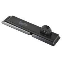 Yale Y145/190/BK - Heavy Duty Black Hasp