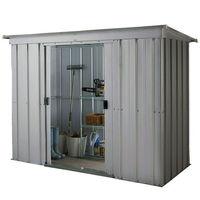 yardmaster yardmaster 64pz 6ft x 4ft metal pent shed