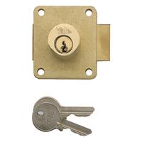 Yale Brass Straight Cabinet Lock