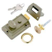 yale 60mm brass effect night latch p 77 enb pb 60