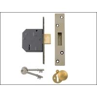 Yale Locks PM562 Hi-Security BS 5 Lever Mortice Dead Lock 80mm 3 in Polish Brass