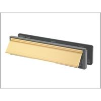 yale locks letter plate 300mm 12in gold visi pack