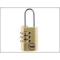 Yale Locks Y150 22mm Brass Combination Padlock