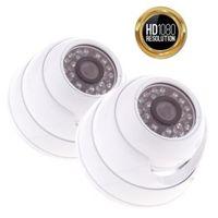 yale hd wired indoor dome camera twin pack hdc 402w 2