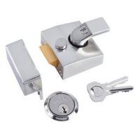 Yale 40mm Chrome Effect Night Latch P-85-SC-SC-40