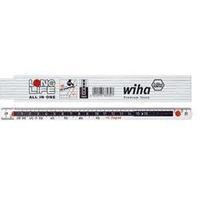 Yardstick 2 m PVC Wiha Longlife 33232