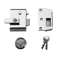 yale double security nightlatch 40mm backset polished chrome