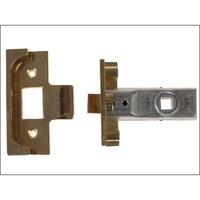 Yale Rebate Tubular Latch Polished Brass Finish 3in