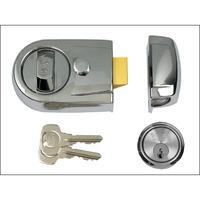 yale y3 nightlatch modern 60mm backset polished chrome