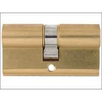 yale kitemark euro double cylinder nickel plated 100mm 40 x 50