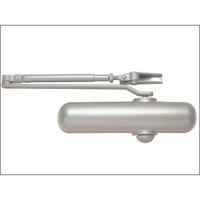 yale standard door closer silver