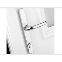 Yale PVCu Retro Door Handle Polished PVD White