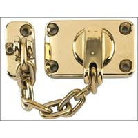 Yale Combined Door Chain & Bolt Electro Brass Finish