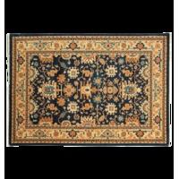 yasmin persian carpet rug navy 80 cm x 150 cm