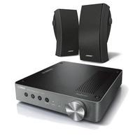 Yamaha WXA-50 Wireless Streaming Amplifier with Bose 251 Environmental Speakers in Black