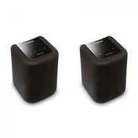 Yamaha MusicCast TWIN010 Pack - 2 x WX010 Wireless Speakers with Airplay and Bluetooth - Black