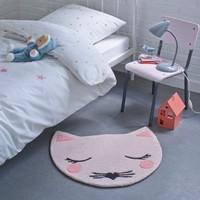 yazu cat cotton rug