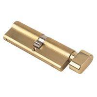 Yale 95 mm Brass Euro Cylinder Thumbturn Lock