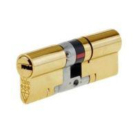 yale 100mm brass euro cylinder lock