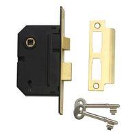 Yale 76mm Chrome Effect 3 Lever Mortice Sashlock