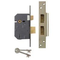 yale 64mm chrome effect 5 lever mortice sashlock