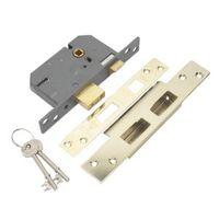 Yale 64mm Brass Effect 5 Lever Mortice Sashlock