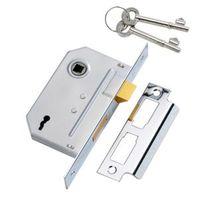 Yale 64mm Chrome Effect 2 Lever Mortice Sashlock